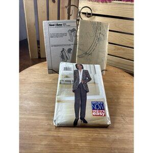 Vtg See & Sew UNCUT Pattern 3834 / B Misses 12-14-16 Jacket Pull-On Pants Top